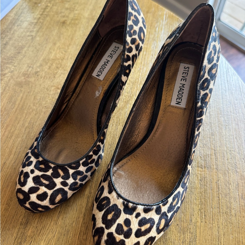 Steve Madden Animal Print Heels